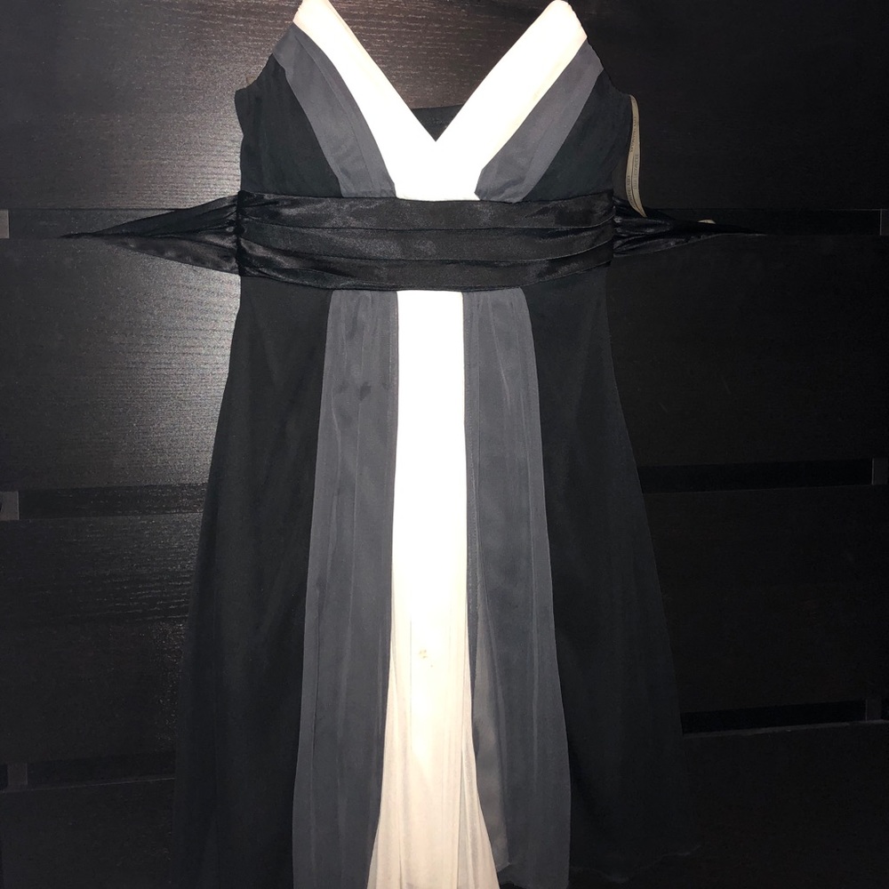 black/white/gray Cocktail dress